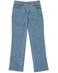 Valentino \n Blue Cotton - Elasthane Jeans