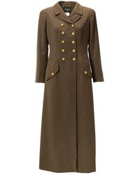 Chanel Abrigo de Lana - Neutro