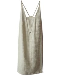 Chanel Vestido \N - Gris