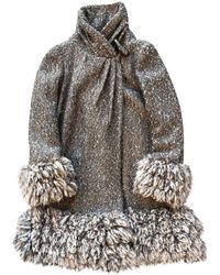 Diane von Furstenberg Wolle Mäntel - Braun