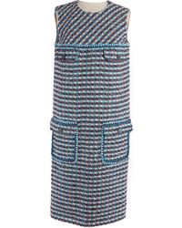 Chanel Abiti in tweed blu \N