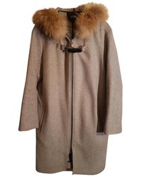 Maje Grey Wool Coat - Gray