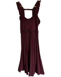 Sandro Midi kleid - Lila