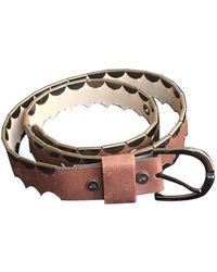 Diane von Furstenberg Leder Gürtel - Braun