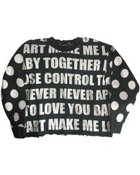 Sandro Black Cotton Knitwear