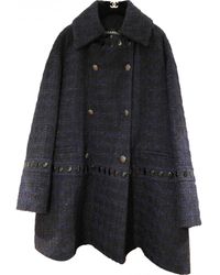 Chanel Giaccone Tweed - Blu
