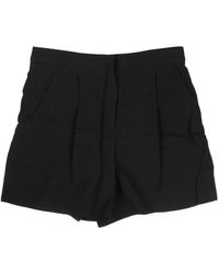 Valentino Black Silk Shorts