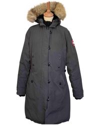 Canada Goose Rossclair Grey Polyester Coats - Gray