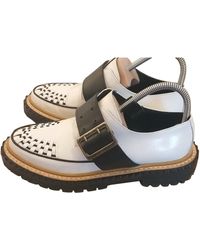 Burberry Leather Lace Ups - Multicolour