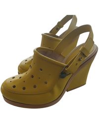 Max Mara Leather Mules & Clogs - Multicolour