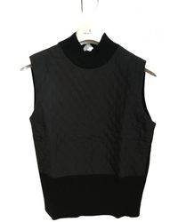 Moncler Pull.Gilets en Laine Noir