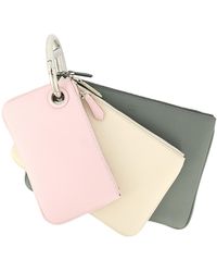 Fendi Triplette Leder Clutches - Mehrfarbig