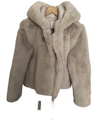 Sandro Fall Winter 2019 Synthetikpelz Mantel - Mehrfarbig