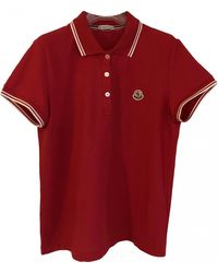 Moncler Top en Coton Rouge