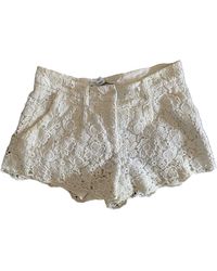 Diane von Furstenberg Mini short - Weiß