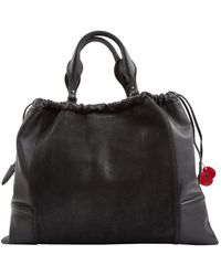 Burberry Leder Kleine Tasche - Schwarz