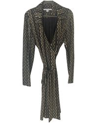 Diane von Furstenberg Midi kleid - Mettallic