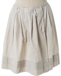 Miu Miu Falda crudo \N - Multicolor