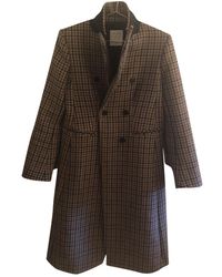 Sandro Fall Winter 2018 Wolle Mäntel - Braun
