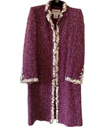 Chanel Cappotto in Cotone - Viola