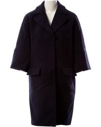 Marni Cappotto in lana blu \N
