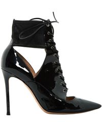 Gianvito Rossi \n Black Patent Leather Heels