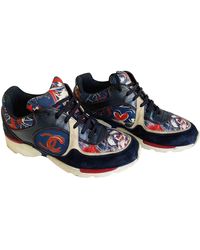 Chanel Sneakers in Tela - Blu