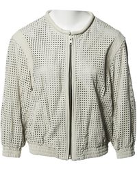 IRO Chaqueta en cuero crudo - Multicolor