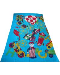 Chanel Bañadore en Algodón Multicolor - Azul