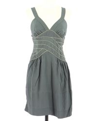 Sandro Seide kleider - Grau
