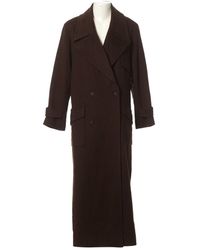 Chanel Wolle mäntel - Braun