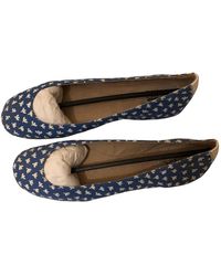 Diane von Furstenberg Leinen Ballerinas - Blau