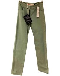 Marni Jeans a sigaretta - Verde