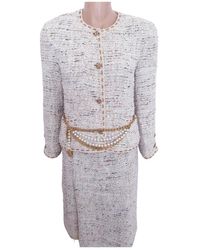 Chanel Traje Tweed - Multicolor