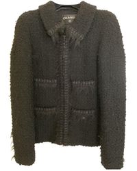 Chanel Giubbotto in Lana - Nero