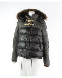 Moncler Trench en cuir - Marron