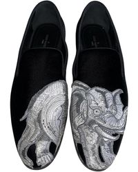 Louis Vuitton Mocassini in velluto nero