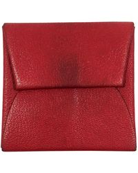 Hermès Petite maroquinerie Bastia en Cuir Rouge