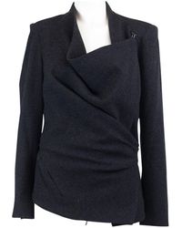 Helmut Lang Giacca in cachemire grigio