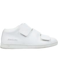 Acne Studios Deportivas en cuero blanco