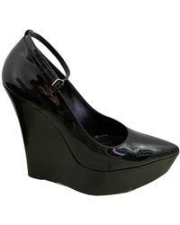 Burberry Leather Heels - Black