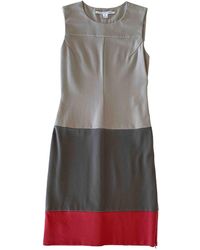 Diane von Furstenberg Midi kleid - Grau