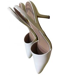 Diane von Furstenberg Leder Sandalen - Mehrfarbig