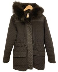 Chanel Abrigo en lana negro