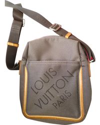 Louis Vuitton Leinen Taschen - Grau