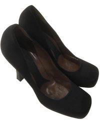 Marni Leinen Pumps - Schwarz