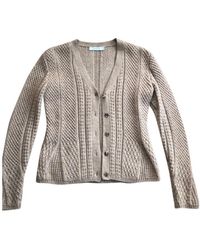 Max Mara Beige Wool Knitwear - Natural