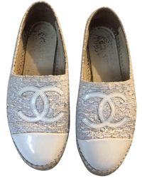 Chanel Espadrillas in Tela - Bianco
