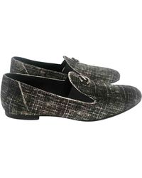 Chanel Kalbsleder in pony-optik Mokassins - Grau