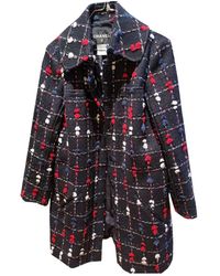 Chanel Cappotto in Lana - Blu